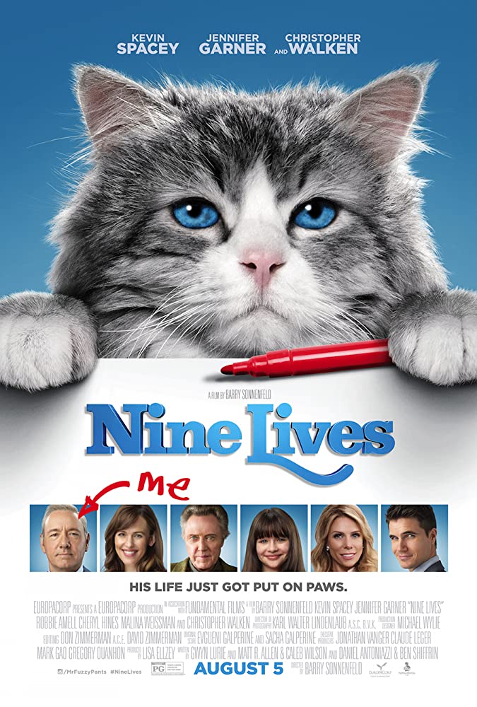 ดูหนังออนไลน์ฟรี Nine Lives (2016) แมวเก้าชีวิต เพี้ยนสุดโลก