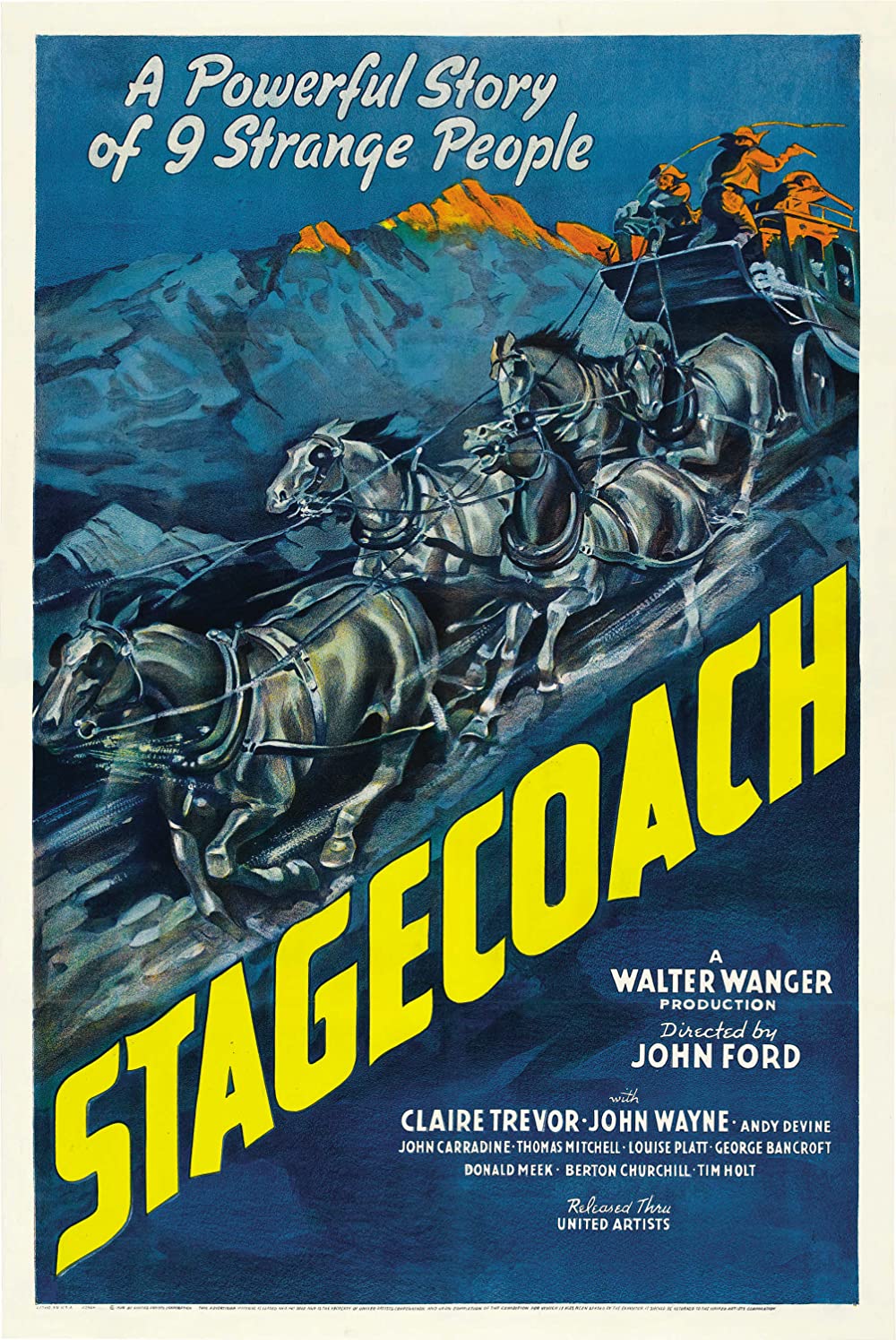 ดูหนังออนไลน์ Stagecoach (1939)  ฝ่าดงแดนเถื่อน [ซับไทย]